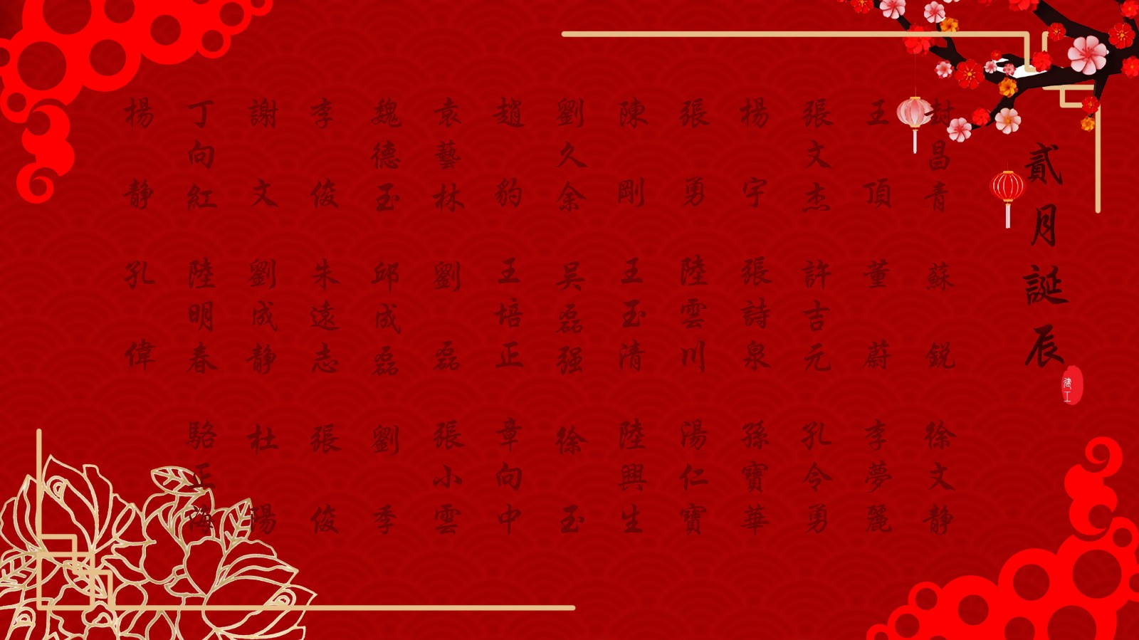 【生日祝福】恭祝02月生日的員工生日快樂！